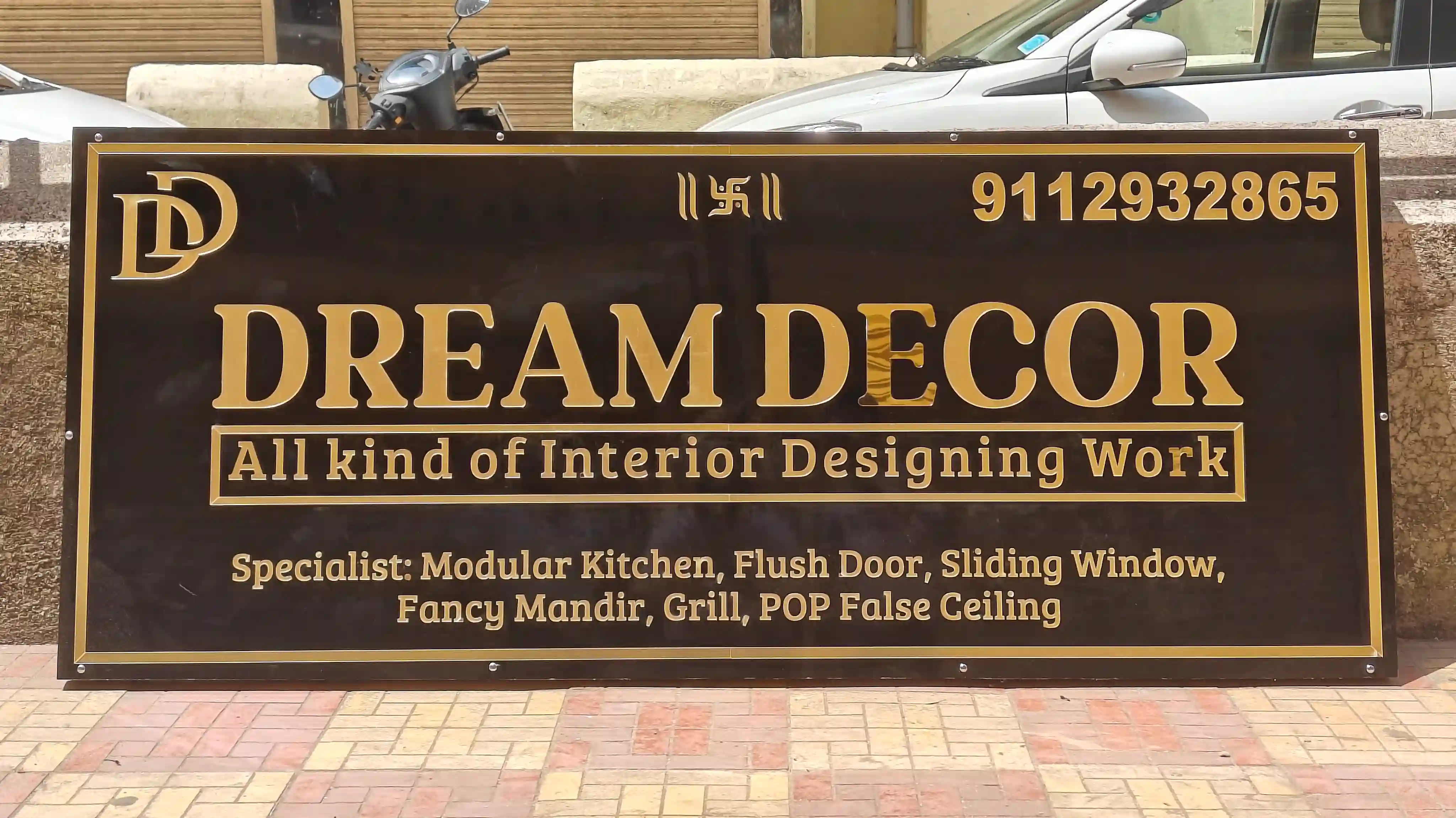 Acrylic sign board