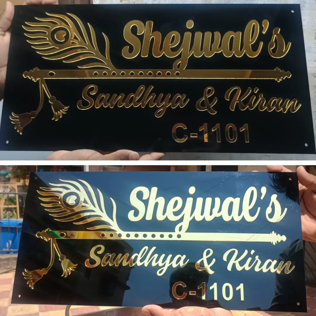 Acrylic sign board
