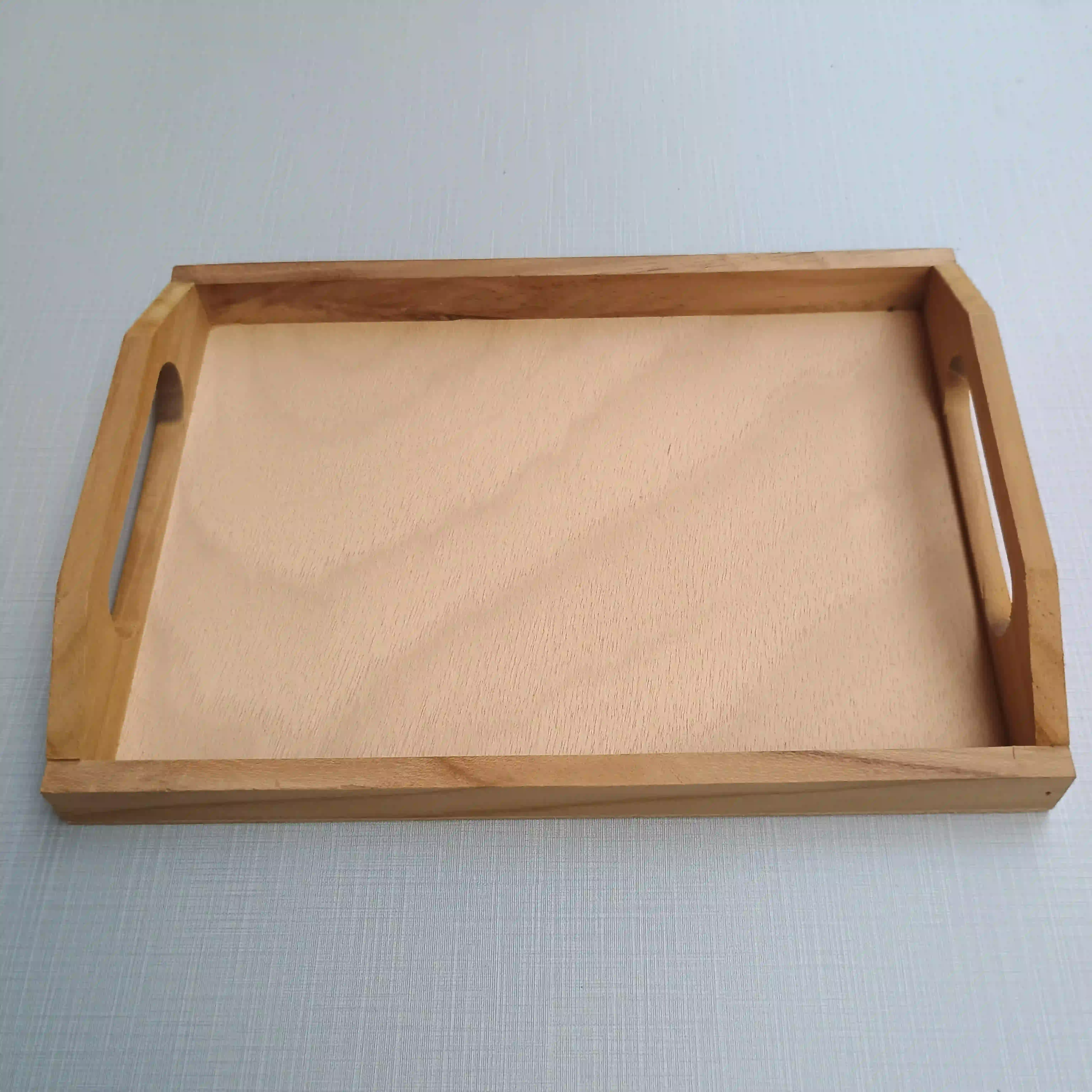 Wooden serving tray